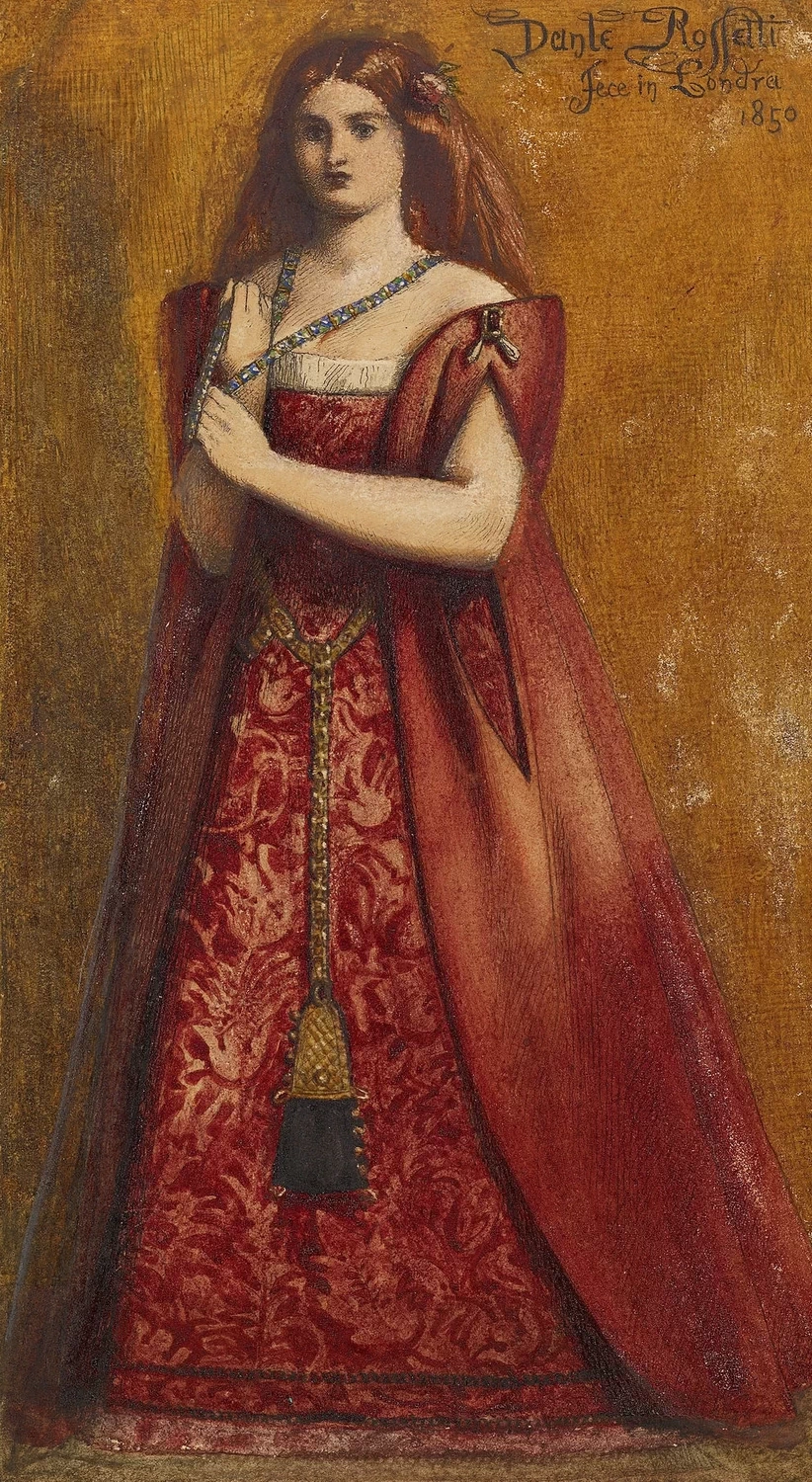 Donna vestita di rosso - Birmingham Museum and Art Gallery